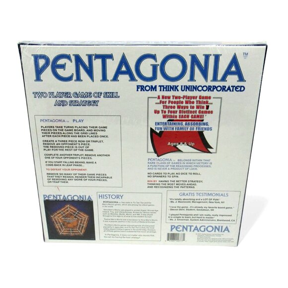 PENTAGONIA Board GAME Of Skill & Strategy From Think Unincorporated Ages 8+ New - Picture 5 of 10